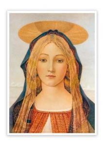 Открытка "Дева" Мастерская Сандро Боттичелли