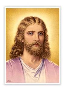 Открытка "Иисус" Худ. Чарльз Синделар