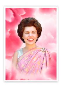 Открытка "Элизабет Клэр Профет" ( в пионах )