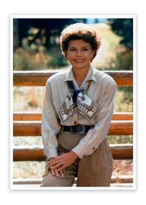 Открытка "Элизабет Клэр Профет на Ранчо Ройял Титон"